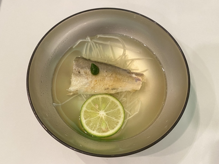 鮎素麺 すまし仕立て