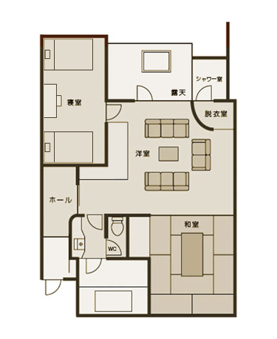 画像:花椿 106号室　間取り図