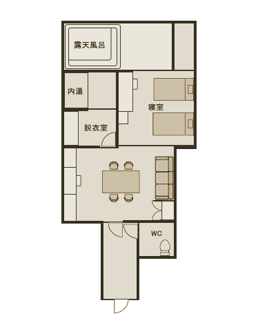 画像:臥龍梅 213号室　間取り図